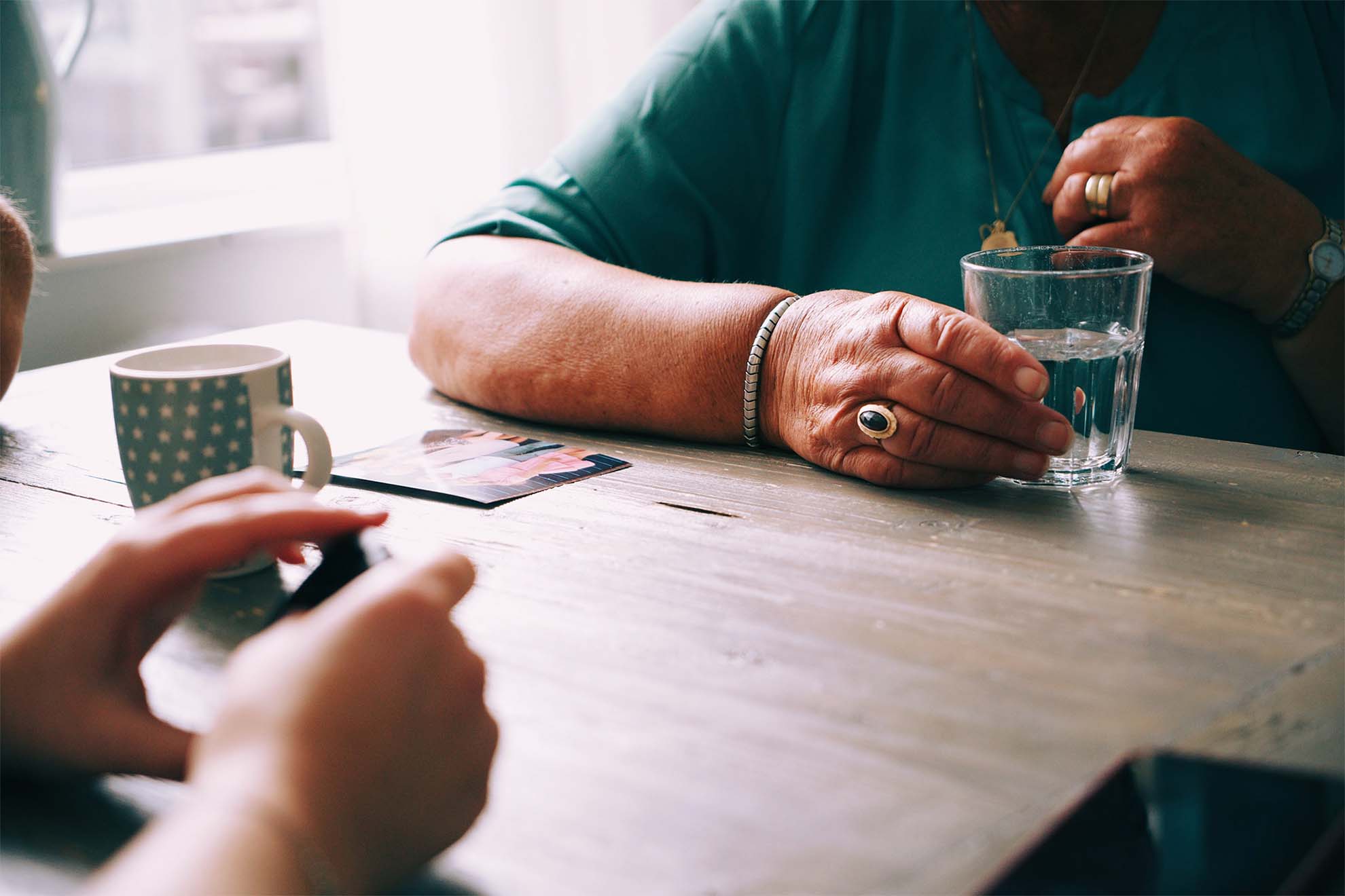 Residents playing card games at Silverleigh Care Home