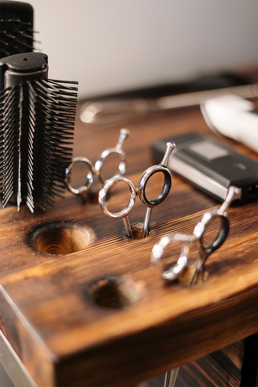 Hairdressing equipment at Silverleigh Care Home