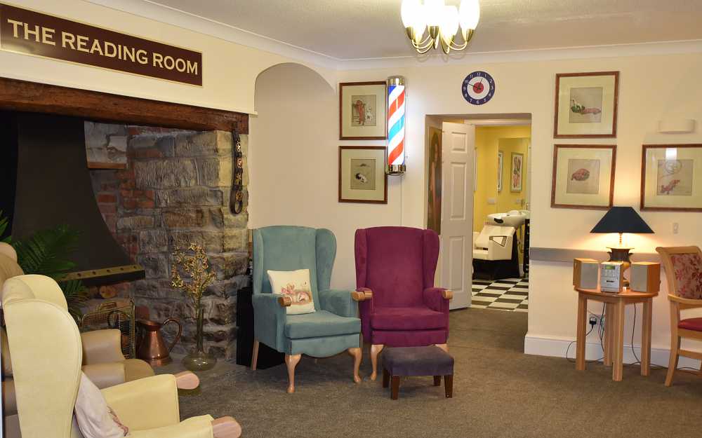 The Reading Room in Silverleigh Care Home