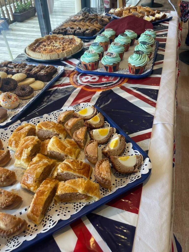 snacks for afternoon tea on VE day